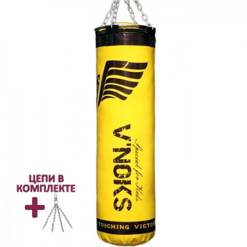 Детский боксерский мешок V`NOKS GEL YELLOW 12-15 КГ